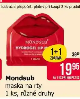 Teta Mondsub maska na rty 1 ks, různé druhy nabídka