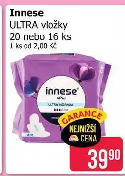 Teta Innese ULTRA vložky 20 nebo 16 ks nabídka