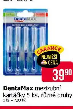 Teta DentaMax mezizubní kartáčky 5 ks, různé druhy nabídka