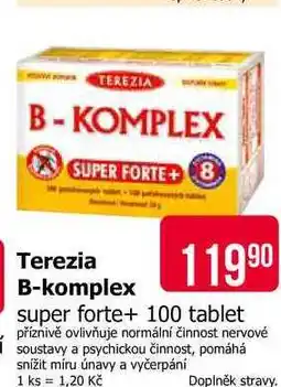 Teta Terezia B-komplex super forte+ 100 tablet nabídka