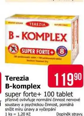 Teta Terezia B-komplex super forte+ 100 tablet nabídka