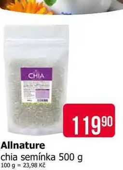 Teta Allnature chia semínka nabídka