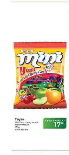 Tamda Foods Tayas Minimum chewy candy assorted fruit nabídka