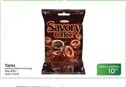 Tamda Foods Tayas SavoryCoffee hard candy nabídka