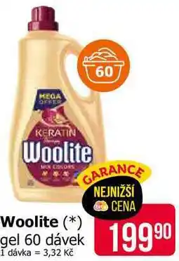 Teta Woolite prací prostředek 60 dávek, vybrané druhy nabídka