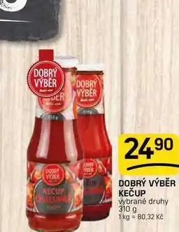 Flop DOBRÝ VÝBĚR KEČUP vybrané druhy nabídka