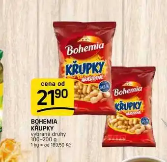 Flop BOHEMIA KŘUPKY vybrané druhy nabídka