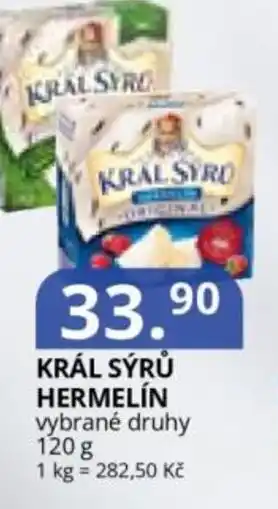 Potraviny CZ Král sýrů hermelín nabídka