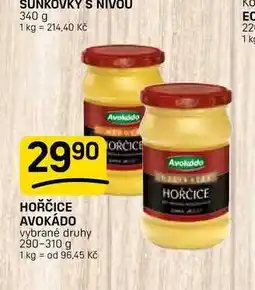 Flop HOŘČICE AVOKÁDO vybrané druhy nabídka