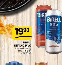 Flop BIRELL NEALKO PIVO vybrané druhy 0,5 || plech nabídka