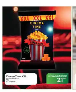 Tamda Foods CinemaTime XXL vypukaný popcorn nabídka