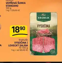 Flop VYSOČINA | LOVECKÝ SALÁM nabídka