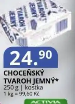 Potraviny CZ Choceňský tvaroh jemný nabídka