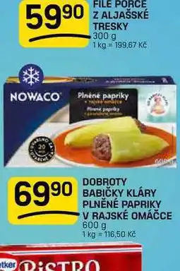 Flop DOBROTY BABIČKY KLÁRY PLNĚNÉ PAPRIKY V RAJSKÉ OMÁČCE nabídka