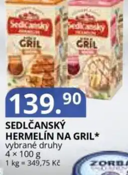 Potraviny CZ Sedlčanský hermelín na gril nabídka