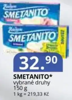 Potraviny CZ Smetanito nabídka
