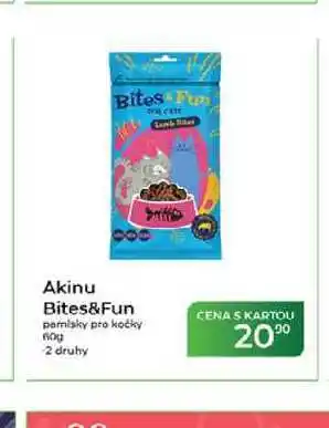 Tamda Foods Akinu Bites&Fun pamlsky pro kočky nabídka