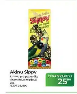 Tamda Foods Akinu Sippy krmivo pro papoušky vitaminovo medová 2ks nabídka