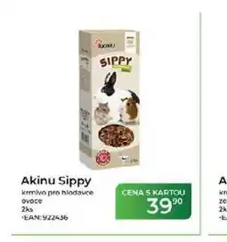 Tamda Foods Akinu Sippy krmivo pro hlodavce ovoce 2ks nabídka