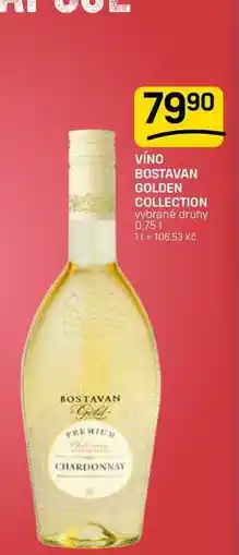 Flop VÍNO BOSTAVAN GOLDEN COLLECTION vybrané druhy nabídka