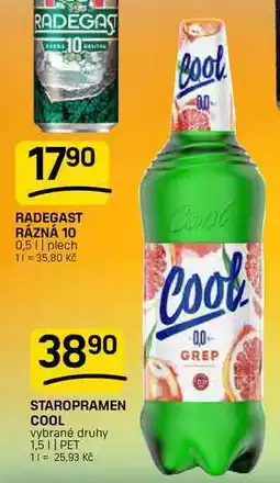Flop COOL vybrané druhy 1,5|| PET nabídka