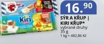 Potraviny CZ Sýr a křup | kiri krup nabídka