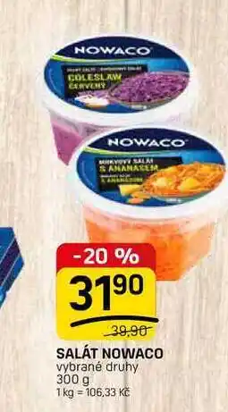 Flop SALÁT NOWACO vybrané druhy nabídka