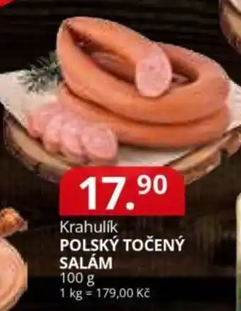 Potraviny CZ Krahulik Polský točený salám nabídka