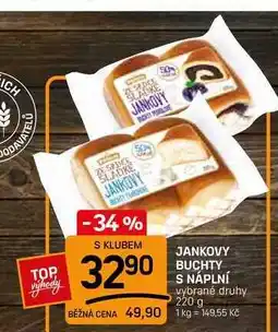 Flop JANKOVY BUCHTY S NÁPLNÍ vybrané druhy nabídka