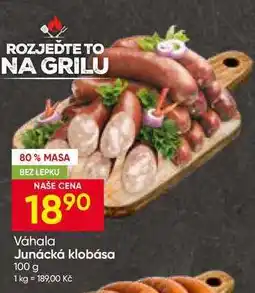 Hruška Junácká klobása nabídka