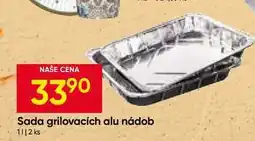Hruška Sada grilovacích alu nádob 2 ks nabídka
