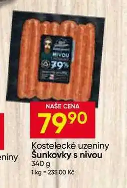 Hruška Kostelecké uzeniny Sunkovky s nivou nabídka