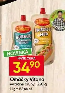 Hruška Omáčky Vitana vybrané druhy nabídka