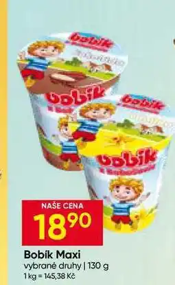 Hruška Bobík Maxi smetanový krém 130g, vybrané druhy nabídka