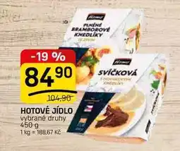 Flop HOTOVÉ JÍDLO vybrané druhy nabídka