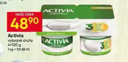 Hruška Activia vybrané druhy 4× nabídka