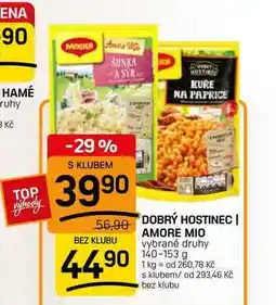 Flop DOBRÝ HOSTINEC | AMORE MIO vybrané druhy nabídka