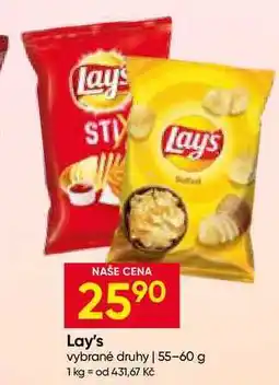 Hruška Lay's vybrané druhy nabídka