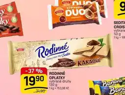Flop RODINNÉ OPLATKY vybrané druhy nabídka