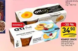 Flop KOMPOT 2PACK vybrané druhy 240 g/PP 140 g nabídka