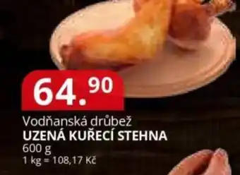 Potraviny CZ Vodňanská drůbež Uzená kuřecí stehna nabídka