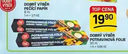 Flop DOBRÝ VÝBĚR POTRAVINOVÁ FOLIE 30 m nabídka