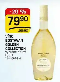 Flop BOSTAVAN GOLDEN COLLECTION vybrané druhy nabídka