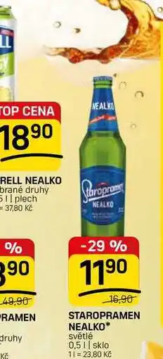 Flop STAROPRAMEN NEALKO* světlé nabídka