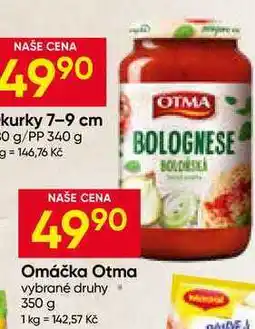 Hruška Omáčka Otma vybrané druhy nabídka