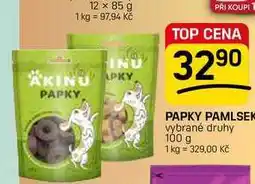 Flop PAPKY PAMLSEK vybrané druhy nabídka
