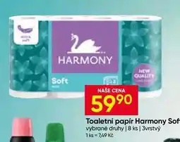 Hruška Harmony Soft vybrané druhy 8 ks, 3vrstvý nabídka
