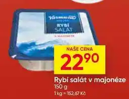 Hruška Rybí salát v majonéze nabídka
