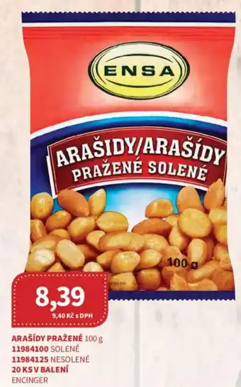 Kubík potraviny Arašídy pražené nabídka