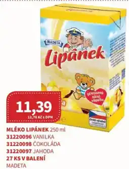 Kubík potraviny Mléko lipánek nabídka